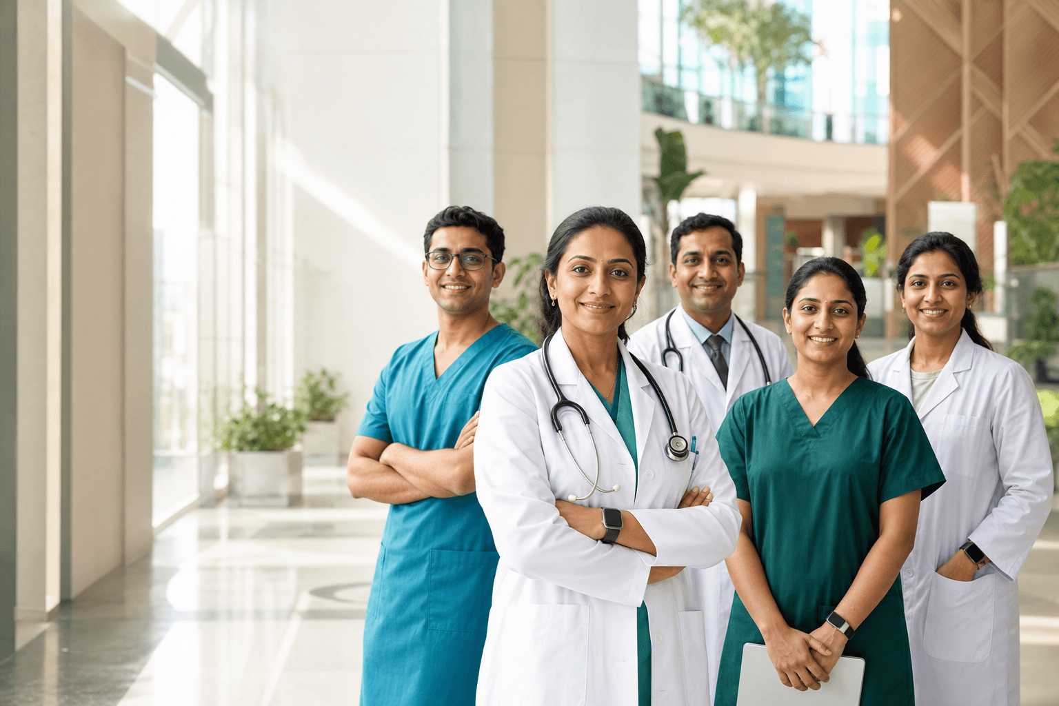 A multidisciplinary Indian medical team