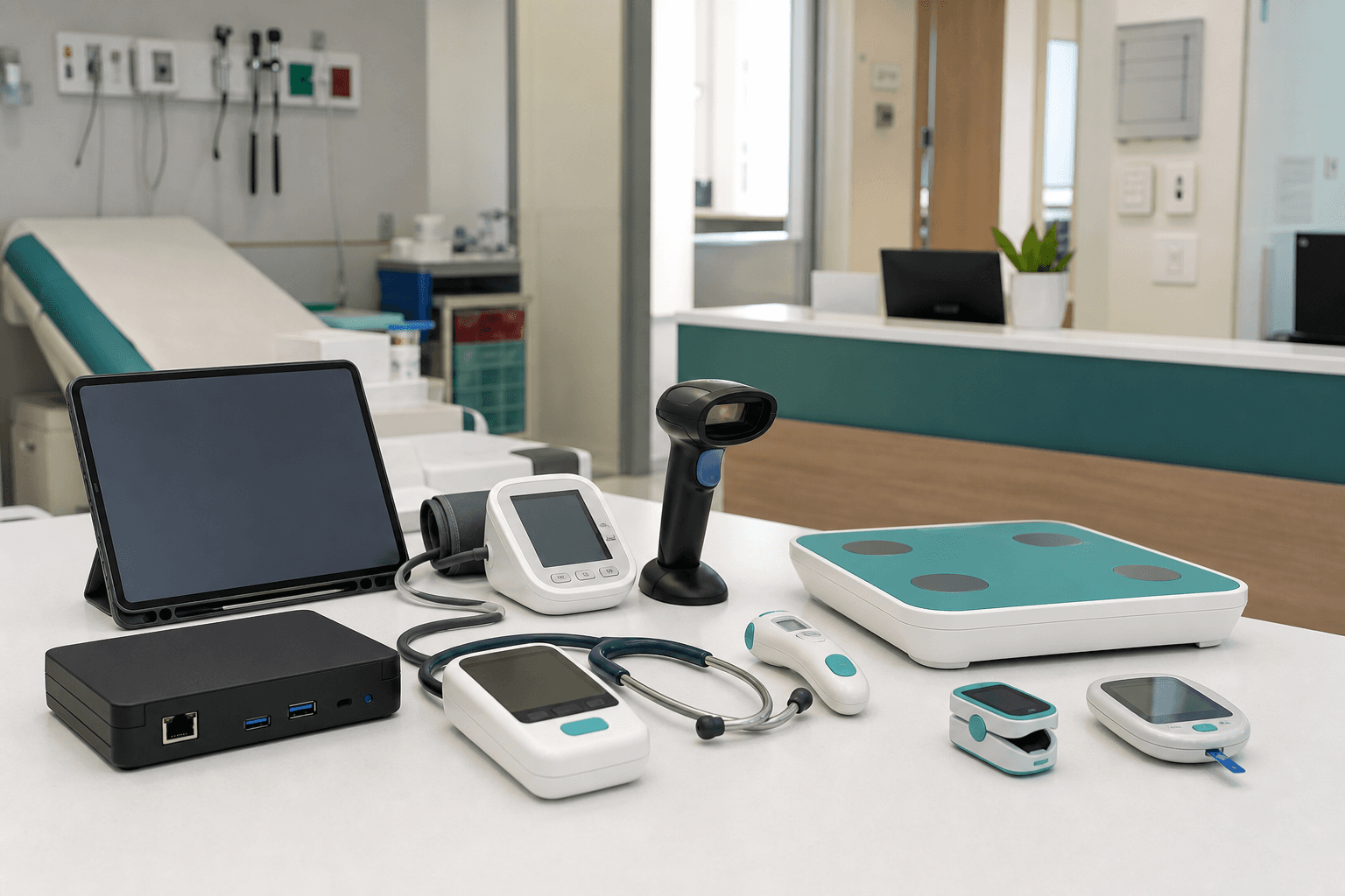 Connected medical devices prepared for clinic deployment